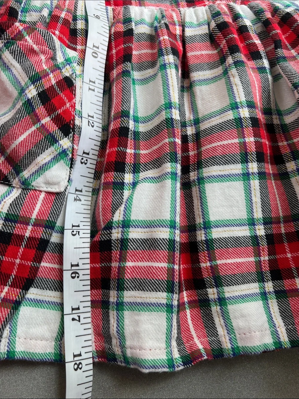 Cat & Jack | Red & White Plaid Long-Sleeve Holiday Festive Party Dress size 2T